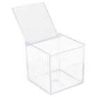  Flip-Top-Hochzeits-Süßigkeitsbox Quadratische Transparente Displaybox Plastik