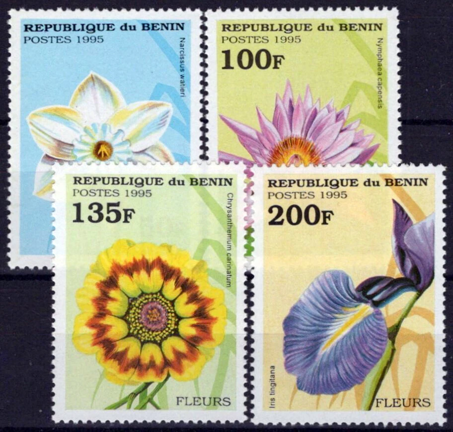 ZAYIX Benin 769//773 MNH Flowers Plants Nature 071423S115 - Image 1 of 1