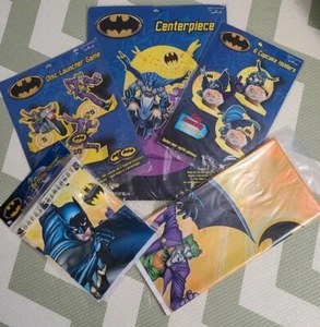 Batman Dark Knight "Party Express from Hallmark" Birthday Decoration Bundle - Picture 1 of 6