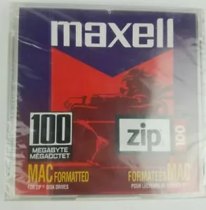 Maxell ~ 100MB Zip Disk (1-Pack) (Discontinued by Manufacturer) ~ 580105 - Picture 1 of 2