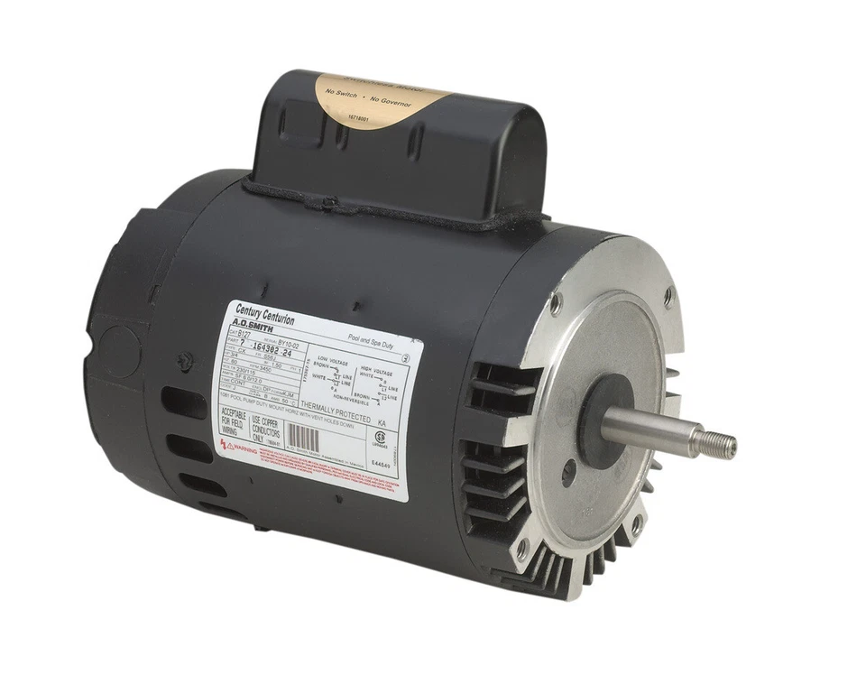 Century UB128 Pool and Spa Motor 1 HP 230/115V 56J Frame - Image 1 of 1