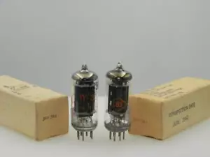 Pair 1960 CBS JHY 3B4 NOS NIB 2200gm & 2200gm Black Plate Serious Tubes S186 - Picture 1 of 4