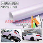 Premium Gloss Pearl Vinyl Wrap Full Entire Car Auto Sticker Bubble Free Film