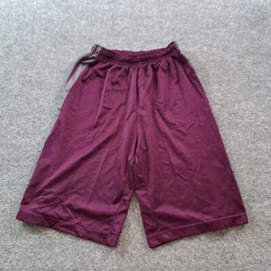 Nike Basketball Shorts Youth Boys Size XL Purple With Gray Stripes 22x11 - Picture 1 of 9