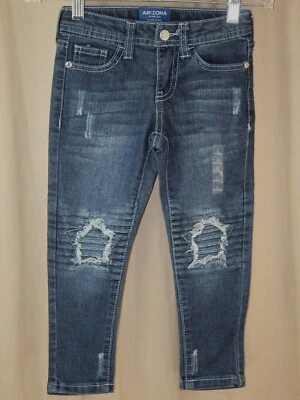 Arizona Girls, talla 5, ajuste súper ajustado Jeggings cintura desgastados, nuevos sin etiquetas Foto 1 de 4