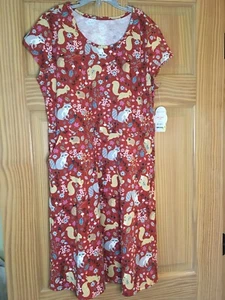 NWT Wonder Nation woodland Animal Dress Girls Play with pockets sizes S,L,L plus - Picture 1 of 1