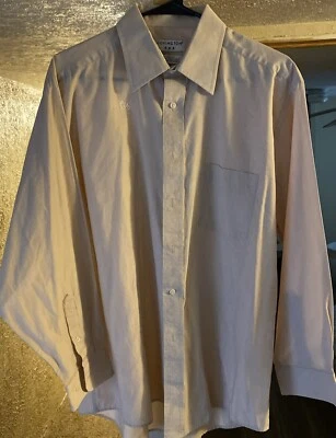 Camisa Covington Para Hombre Talla Grande 16-16 1/2 (32-33) Abotonada Manga Larga Salmón Foto 1 de 4