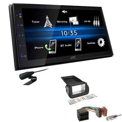 JVC Autoradio Touchscreen Bluetooth USB für Fiat Fiorino ab 2008 schwarz - Bild 1 von 4