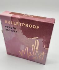 Mally Bulletproof Powder Bronzer Medium Matte Finish 0.38 oz And Face Brush