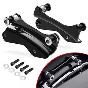 Kit de herrajes de acoplamiento negro vivo para modelos Harley Davidson Touring 2014-2024 - Imagen 1 de 8