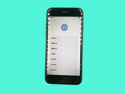 Apple iPhone 7 A1778 32GB schwarz, GSM, entsperrt, 89% Akku, gebraucht - Bild 1 von 4