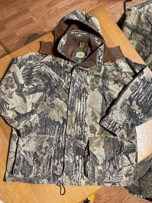 Cabela’s Realtree Camo Insulated Parka Jacket XL Hooded Hunting Outdoor Gear - Image 1 of 4
