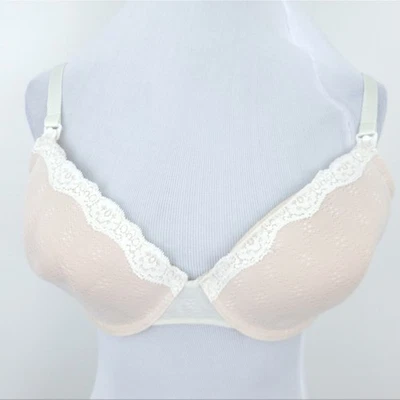 Gillian O'Malley 38D Bra Snap Front (Nursing, Breastfeeding Friendly) Beige Lace - Image 1 of 4
