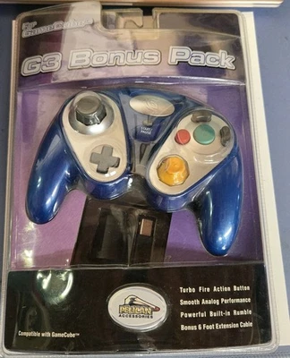 Pelican G3 Controller Bonus Pak for GameCube - Brand New Factory Sealed - Image 1 of 4