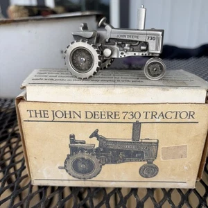 Spec-Cast John Deere Model 730 Pewter Tractor, 1:43, JDM-006 - Picture 1 of 15