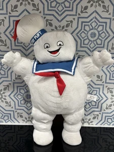 2016 Ghostbusters 21" Stay Puft Marshmallow Man Build-A-Bear Plush MINT - Picture 1 of 10