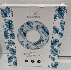 Tropical Pool Float Ring, Large 32 Inch Round Swim Tube T1 - Picture 1 of 3