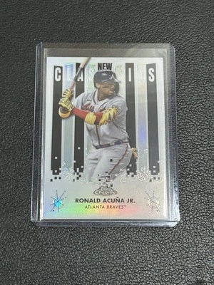 2022 Topps Chrome Ronald Acuna Jr. New Classics Chrome Refractor #NC-3 B3 - Image 1 of 2