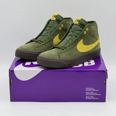 HM5838-300 ANTIHERO × Nike SB Zoom Blazer Mid QS Rough Green Amarillo (Herren) - Bild 1 von 4