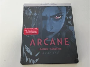 Arcane League Of Legends Season 1 4K UHD SteelBook USA Exclusive - Picture 1 of 6