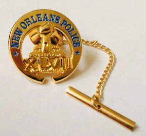 New Orleans Police NOPD Super Bowl 47 Mini Badge Pin Tack 2013 Baltimore Ravens - Picture 1 of 9