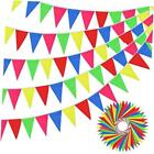 1640 ft 1200 Pieces Colorful Pennant Flags Banner Nylon Pennant Flags Cloth 