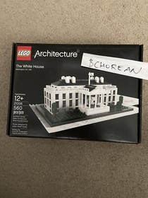 LEGO 21006 Architecture The White House New Retired Set 560pcs