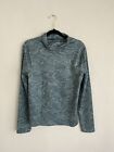 Under Armour ColdWeather Funnel Neck Camo Green Women Sweatshirt, Size Large