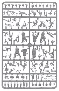 28mm WW2 German Fallschirmjager Airborne Paratrooper Sprue Winter Bastogne - Picture 1 of 1