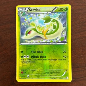 Servine 12/149 Reverse Holo Uncommon Boundaries Crossed Pokemon Card - Picture 1 of 2