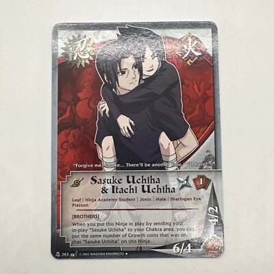 Sasuke Uchiha & Itachi Uchiha N-263 Naruto Card Game - Image 1 of 4