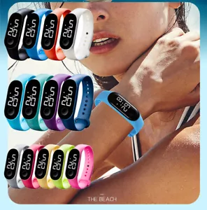 Relojes electrónicos LED deportivos con sensores luminosos moda hombres mujeres relojes para correr - Imagen 1 de 24