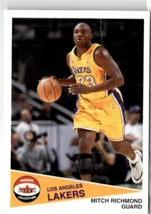 2001-02 FLEER SHOEBOX COLLECTION MITCH RICHMOND LOS ANGELES LAKERS #6 - Picture 1 of 2