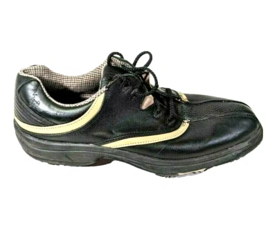 Footjoy Women's Golf Shoes Style 98381 Size 7M Black Leather Soft Spikes Comfort - Image 1 of 4