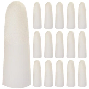 100 Pcs Anti-static Finger Guard Latex Fingertips Protectors Work - Picture 1 of 12