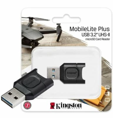 Kingston MobileLite Plus Memory Card Readers micro SD SDHC SDXC UHS-II USB 3.2 - Image 1 of 4