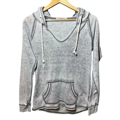 Sudadera con capucha forrada de lana Chance Or Fate pequeña gris envejecida con cordón Foto 1 de 4