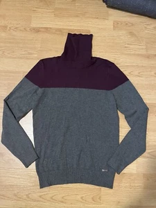 SUÉTER CALVIN KLEIN COLOR BLOCK CUELLO ALTO MUJER’S TALLA S - Imagen 1 de 5