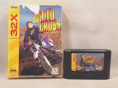 Motocross Championship (SEGA Genesis 32X) Authentic Cart in Box - Image 1 of 4