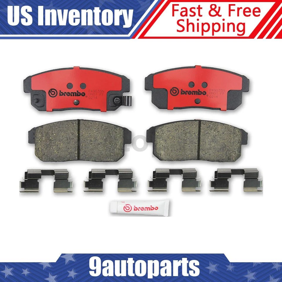 Pastillas de freno traseras Brembo OE Premium cerámica para 2001 2002 Infiniti G20 Foto 1 de 2