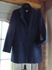 REDUCED- sze12 expensive (RRP 69.99) NAVY longer jacket coat with button front 
