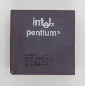 Socket 5 Processor CPU - Intel Pentium 75 - 75MHz - SX969 - TESTED - Picture 1 of 2