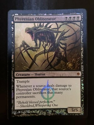 FOIL Phyrexian Obliterator |MtG Magic New Phyrexia |English |Near Mint-Mint (NM) - Image 1 of 3