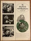 1960 Borden’s Reinforced Garden Hose Elmer Bull Cow Green Vintage Print Ad