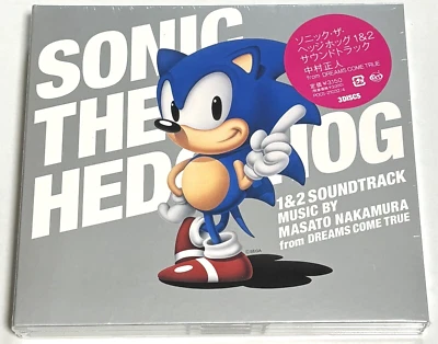 SONIC THE HEDGEHOG 1&2 SOUNDTRACK CD 3CD Japan - Image 1 of 2