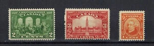 CANADA SCOTT 141-143 MINT NEVER HINGED WITH FRESH GUM. - Bild 1 von 2