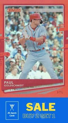 2020 Donruss Holo Red #127 Paul Goldschmidt - Image 1 of 2