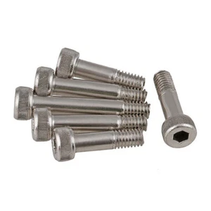 Grade 12.9 Socket Cap Head Screws Nickel Plated Part Thread Allen Bolts M2-M4 - Picture 1 of 4