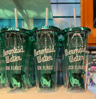 Six Flags Magic Mountain Mermaid Water Acrylic Tumbler With Straw New