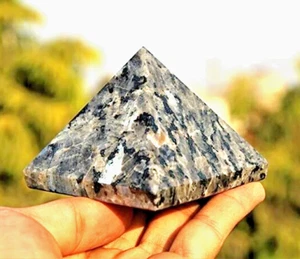 Polished Larvikite Crystal Pyramids - Beautiful Decorative Pieces - Picture 1 of 6